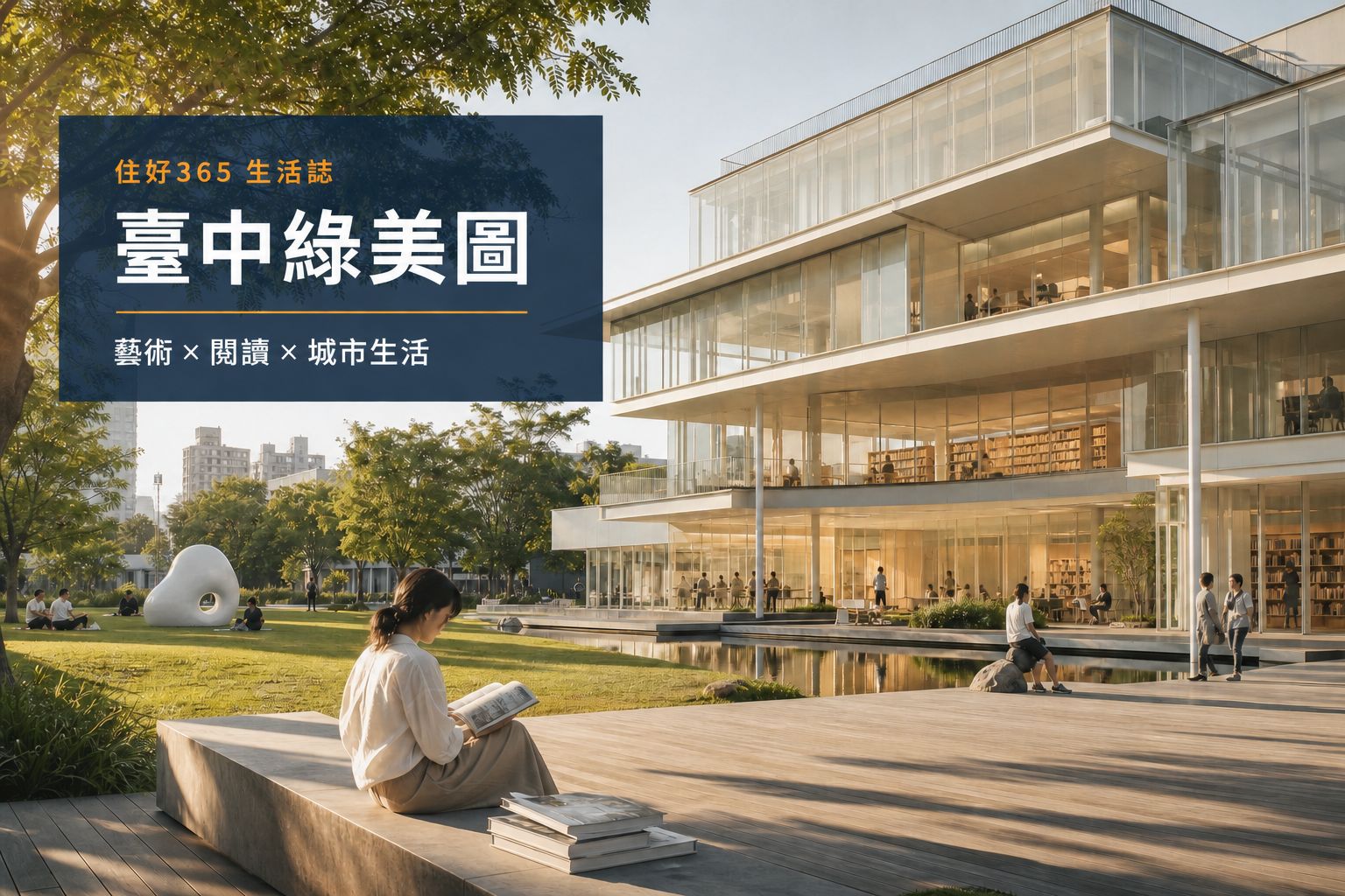 臺中綠美圖：躍升城市新地標！藝術、閱讀與生活美學的完美交織